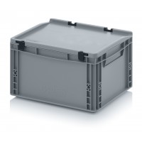 Plastic stackable Container external size 40x30x23.5cm